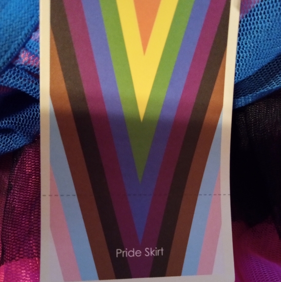 NWT Pride Adult High-Rise Festival Mini Skirt - Picture 3 of 3